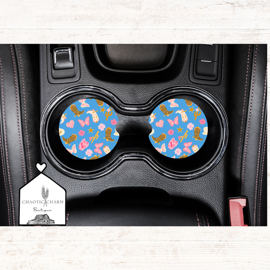 Howdy Car coasters
